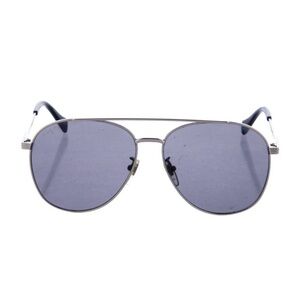 Gucci Black and Silver Sunglasses